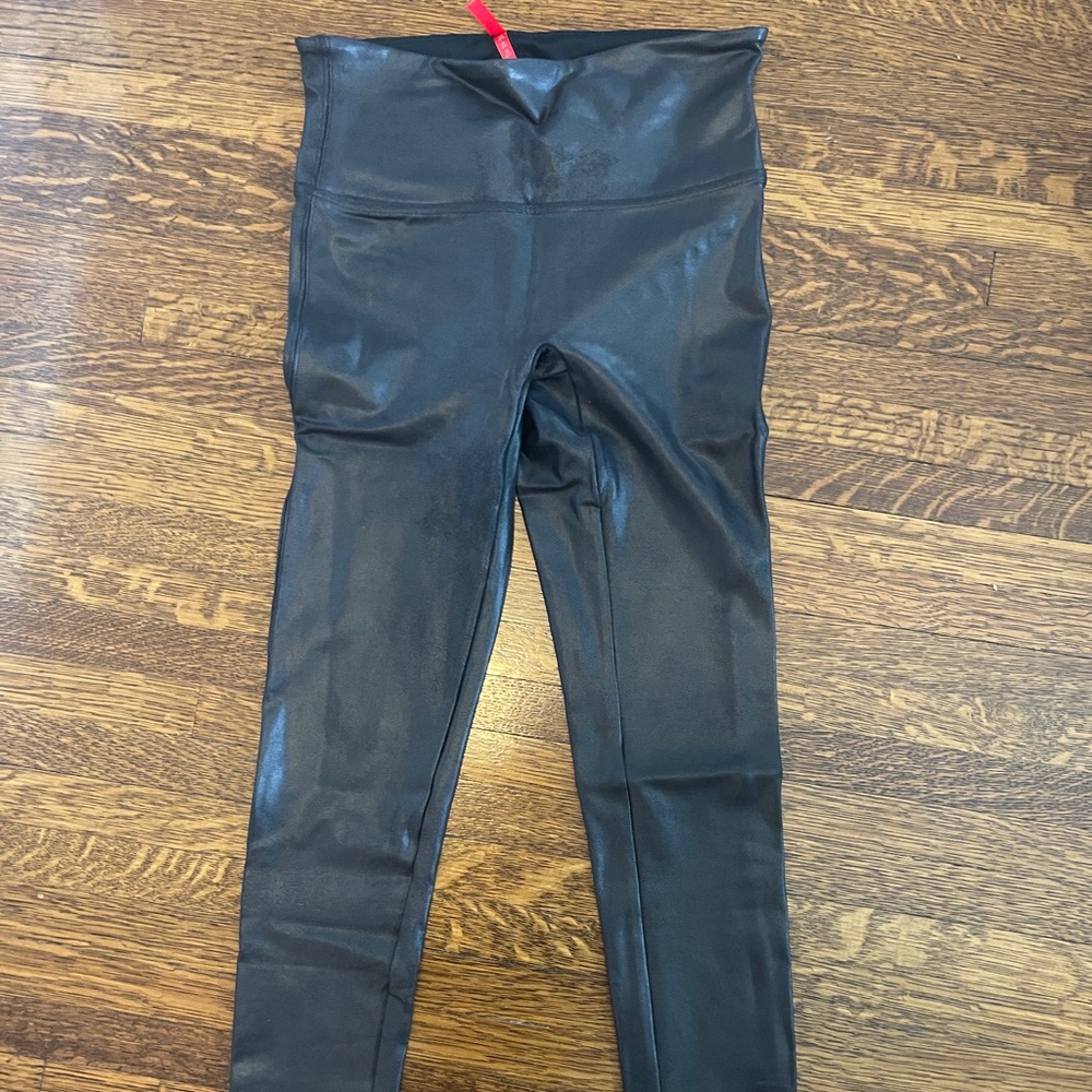Spanx faux leather leggings